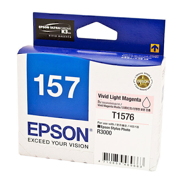Epson 157 Vivid Light Magenta Ink for STYLUS PHOTO R3000