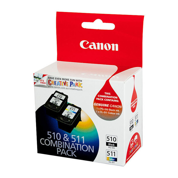 Canon PG510CL511CP Value Pck, one black, one colour cartridge
