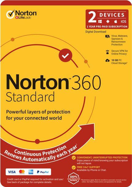 Norton 360 Standard 2 devices