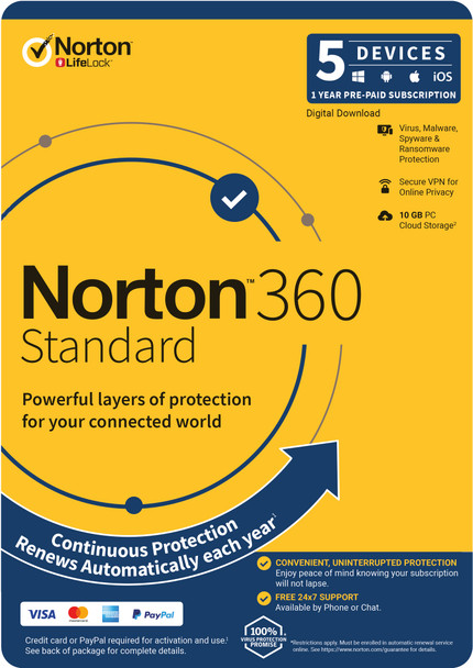 Norton 360 Standard 5 Devices