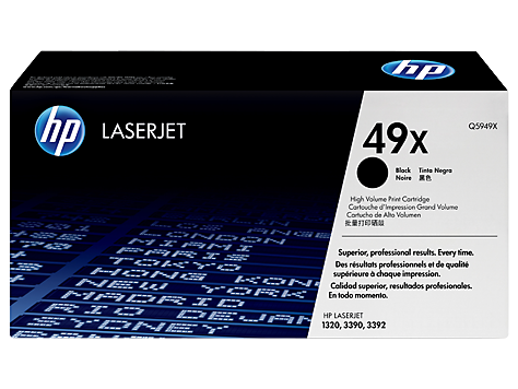 HP 49X BLACK TONER 6000 PAGE YIELD FOR LJ 1320 3390