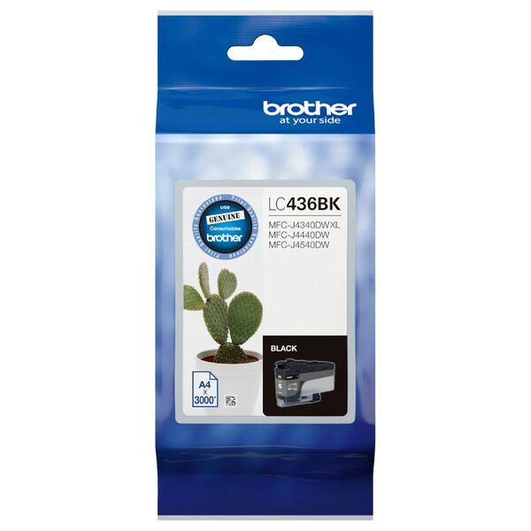 Brother BLACK INK CARTRIDGE LC436BK 