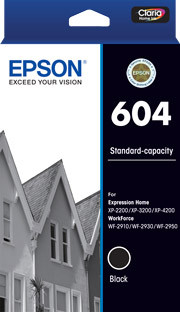 Epson 604 - Std Capacity - Black Ink Cartridge For Epson XP-2200