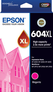 Epson 604XL - High Capacity - Magenta Ink Cartridge