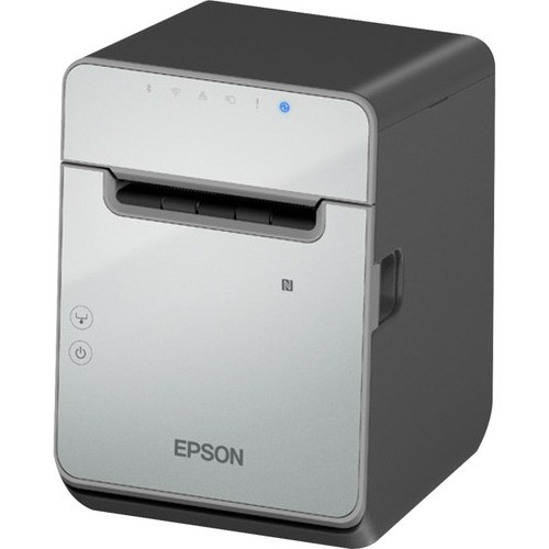 Epson TM-L100 (101) Desktop Direct Thermal Printer - Monochrome Label Print - Ethernet - USB - USB Host - With Cutter - Black