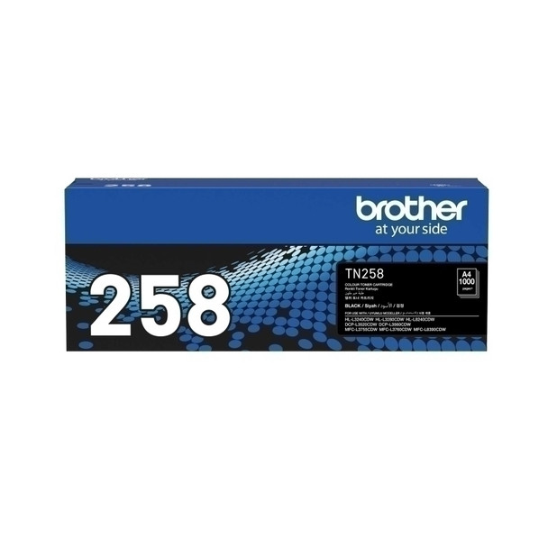 Brother TN258 Black Standard Yield toner laser