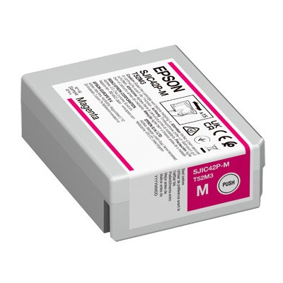 EPSON SJIC42P Magenta Ink Cartridge for ColorWorks CW-C4010 (50ml)