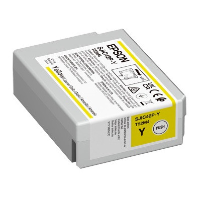 EPSON Yellow Ink Cartridge for ColorWorks CW-C4010 (50ml) SJIC42P