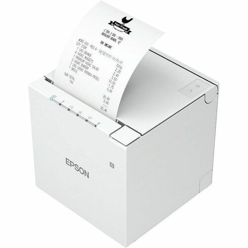 EPSON TM-M30III Ultra Compact White Receipt Printer with Built-In USB & Ethernet