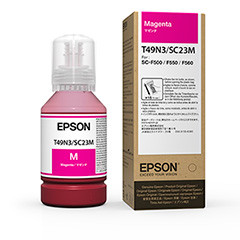 Epson 140ml UltraChrome T49N Dye Sub Magenta Ink Bottle