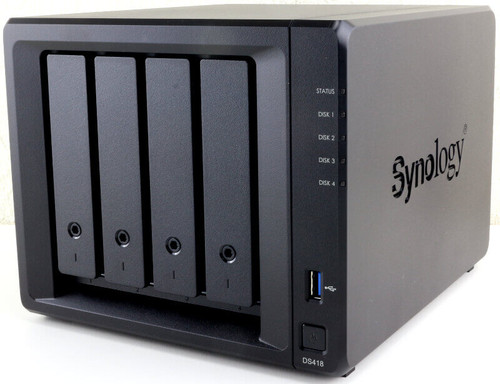 Synology DiskStation DS418 4-Bay 3.5' Diskless 2xGbE NAS (HMB