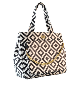 bolso para mujer dibella color negro diseño con rombos modelo aria bolso para mujer dibella color negro diseño con rombos modelo aria