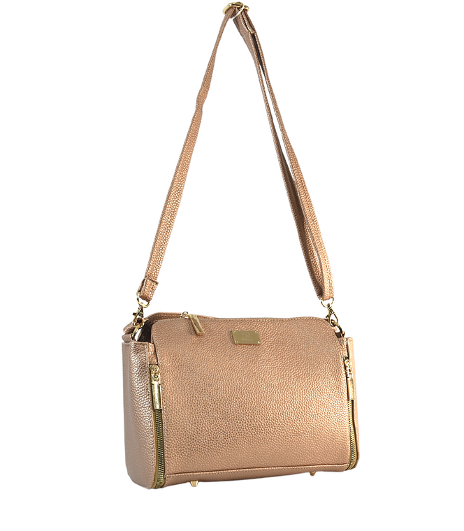 Bolsa Bandolera Dasha Oro Rosa