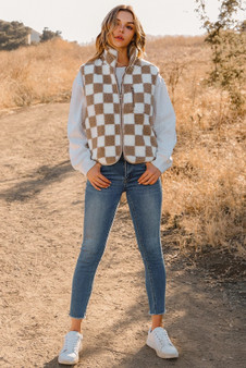 Checkered Vest 
