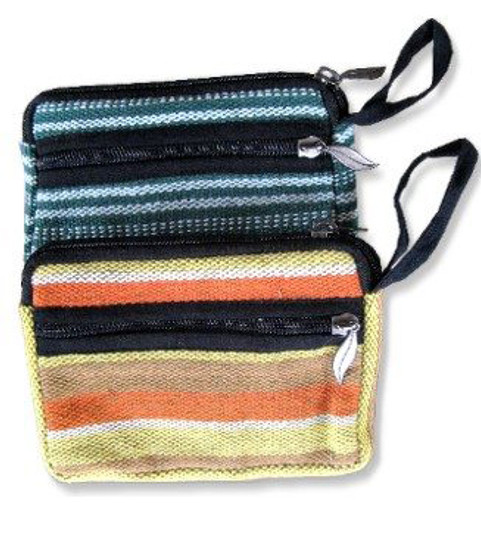 Striped Coin Purse