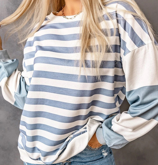 Sally Striped Crewneck 25% OFF FOR A LIMITED TIME