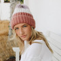 Color Block Cozy Hat