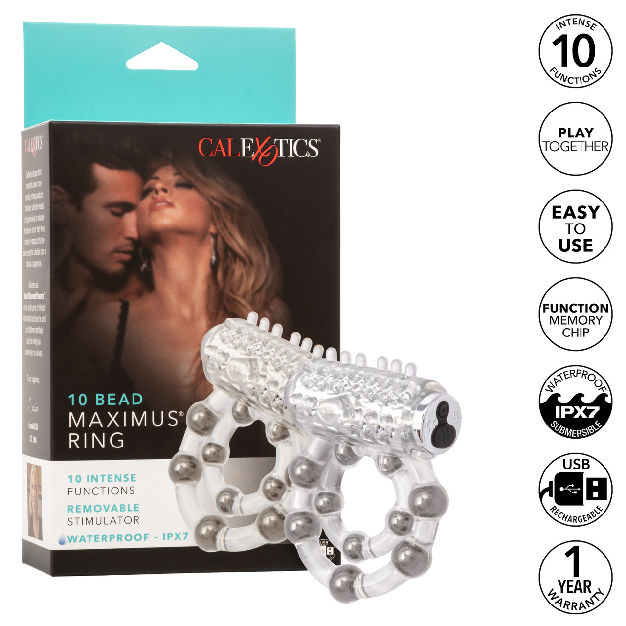 supermax vibrating ring Trojan Magnum Vibrating Ring with Latex Condom | Delivery Near Me main image 1