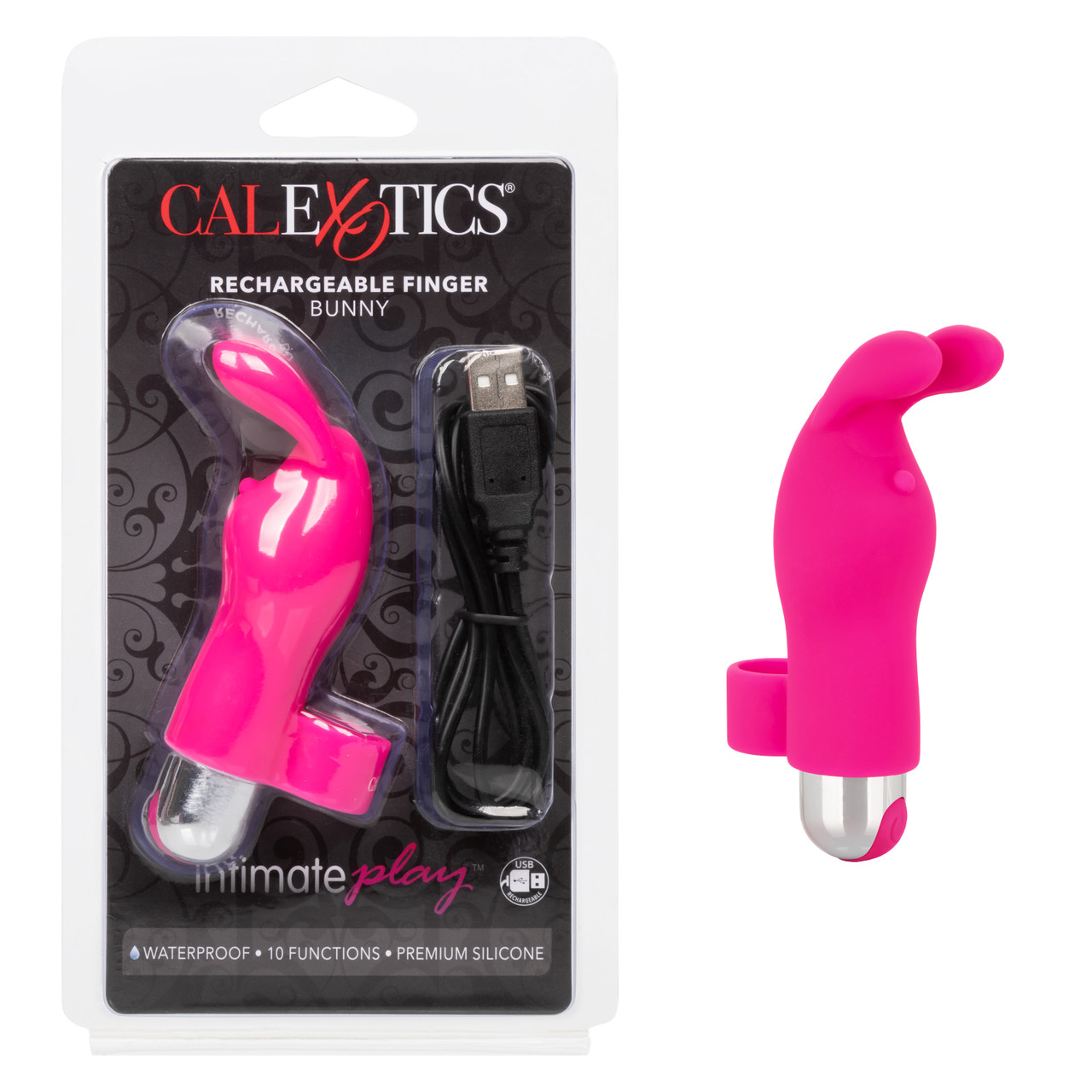 SE-1705-20-2 Intimate Play Rechargeable Finger Bunny
