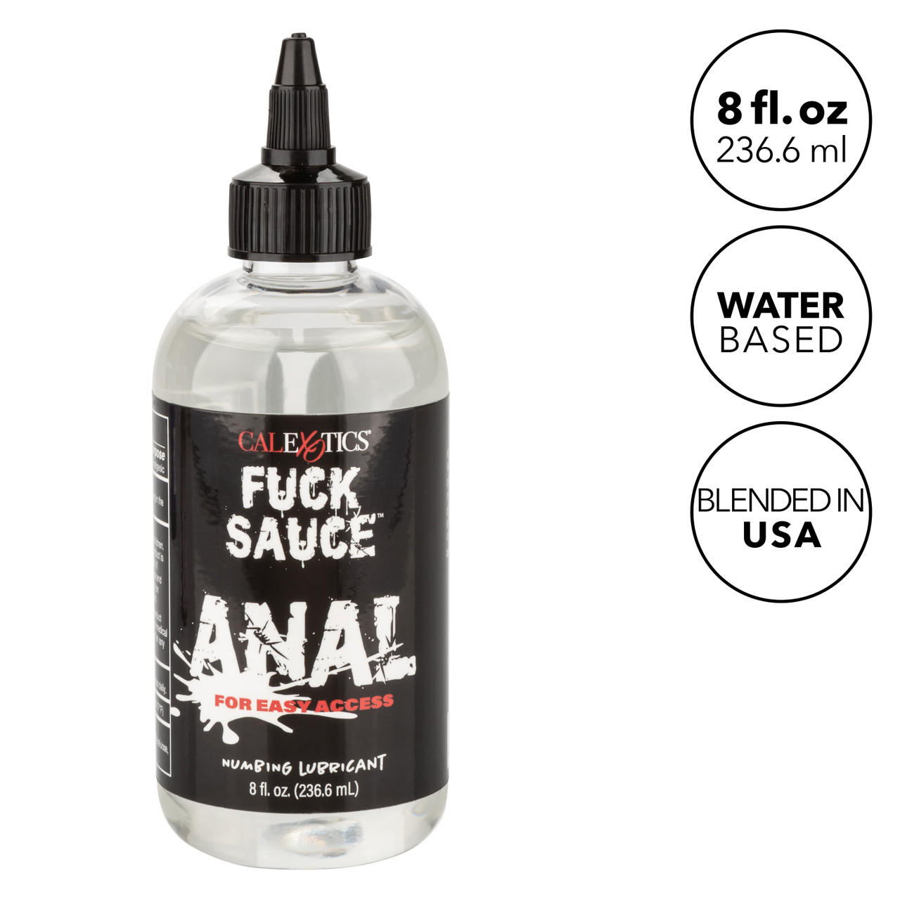 SE-2411-10-1 CalExotics Fuck Sauce® Anal Numbing Lube 8 fl. oz.