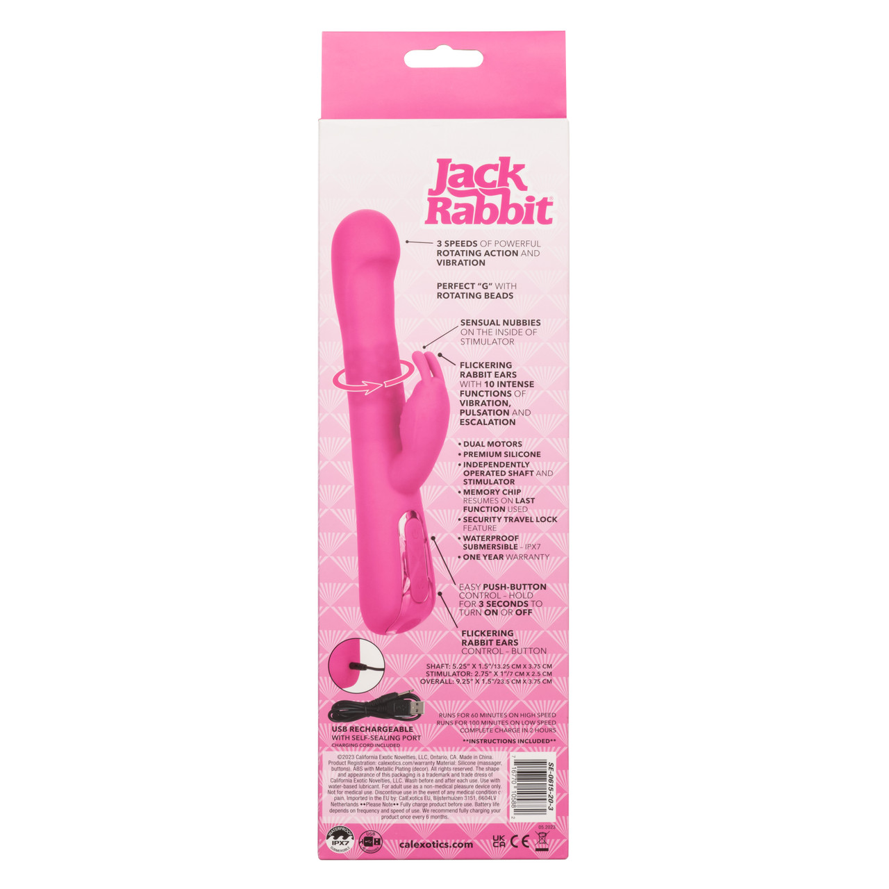 SE-0615-20-3 Jack Rabbit® Elite Beaded G Rabbit