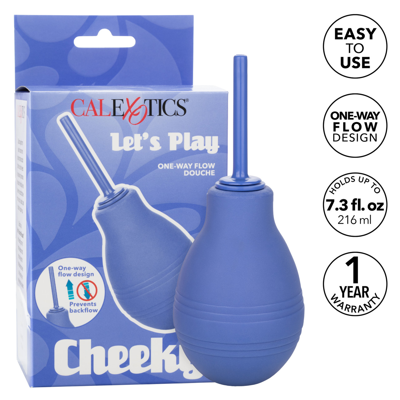 ICHiKOです‼️ SE-0444-12-3 Cheeky™ One-Way Flow Douche - Blue