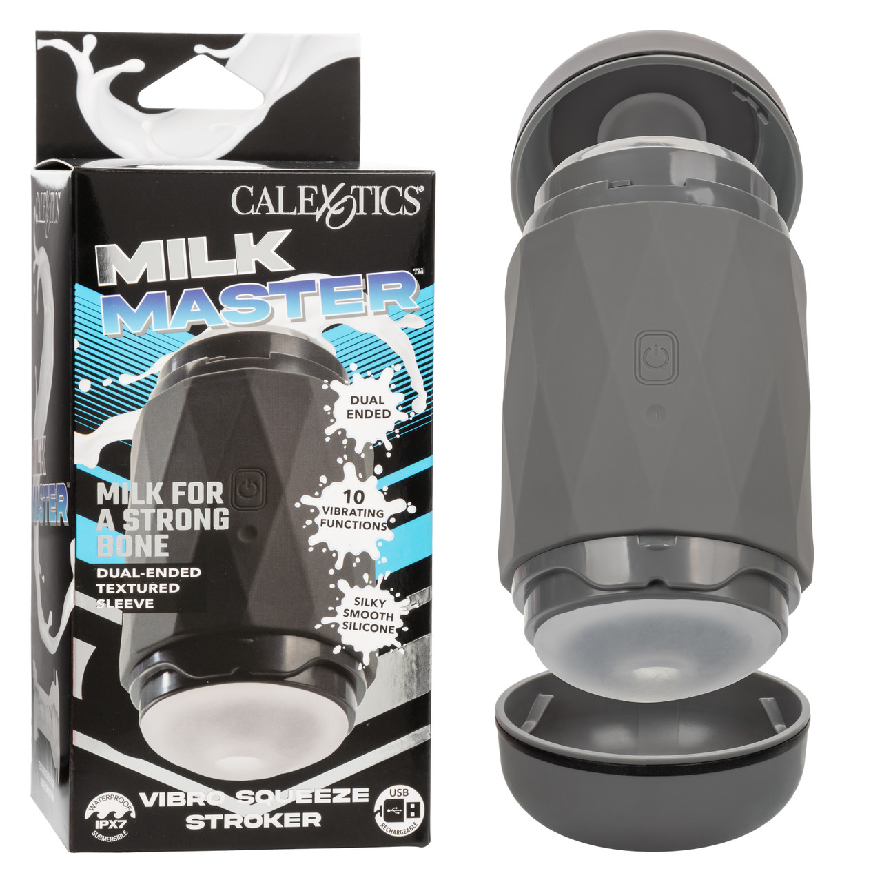 SE-5550-10-3 Milk Master Vibro Squeeze Stroker SE-5550-10-3 Milk Master Vibro Squeeze Stroker