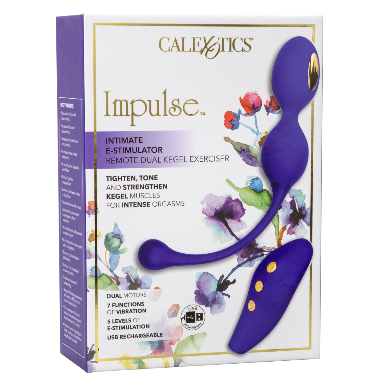 CalExotics® Impulse™ Intimate E-Stimulator Dual Kegel Exerciser - Rolik®