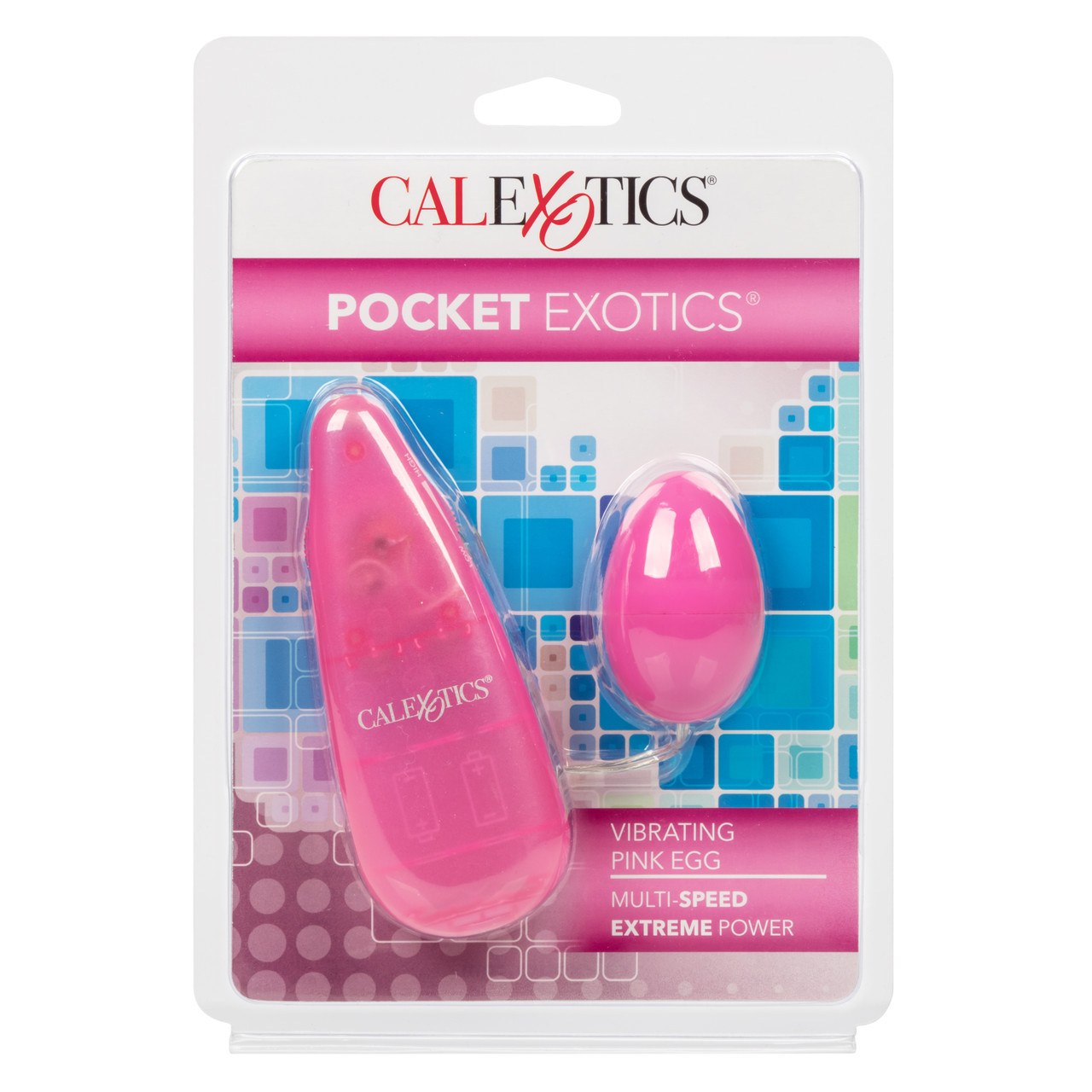 SE-1103-04-2 Pocket Exotics® Vibrating Pink Egg