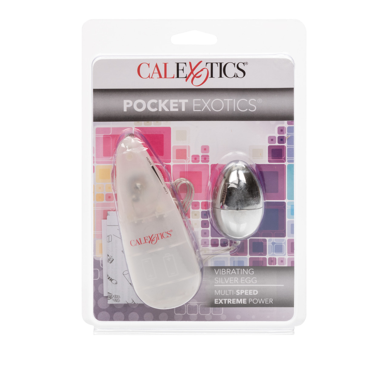 vibrating eggs and bullets SE-1103-05-2 Pocket Exotics® Vibrating Silver Egg