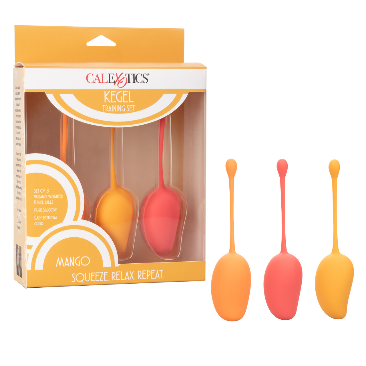 SE-1290-10-3 CalExotics Kegel Training Set Mango