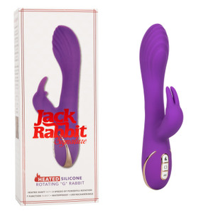 Jack Rabbit® Signature Heated Silicone Rotating "G" Rabbit