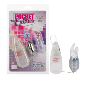 Pocket Exotics® Snow Bunny® Bullet - Clear