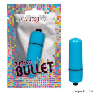 Foil Pack 3-Speed Bullet (Prepack of 24) - Blue