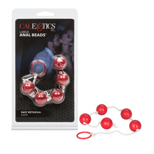 CalExotics Large Anal Beads Package and Product Image