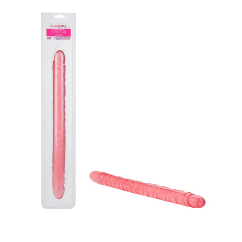 Veined Super Slim Dong - Pink