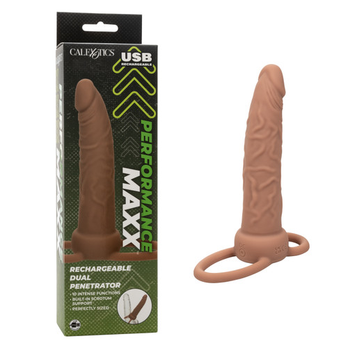 Performance Maxx™ Rechargeable Dual Penetrator - Brown