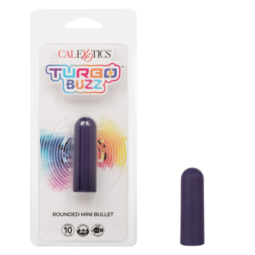Turbo Buzz™ Rounded Mini Bullet - Purple