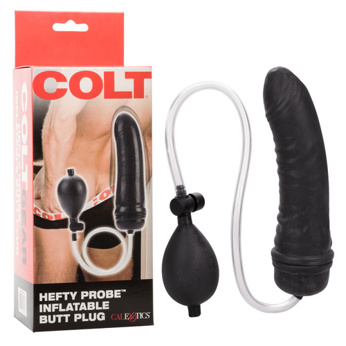 COLT® Hefty Probe™ Inflatable Butt Plug - Black