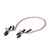 Nipple Play® Purple Chain Nipple Clamps