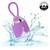 Turbo Buzz™ Bullet with Removable Silicone Sleeve - Purple