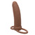 Performance Maxx™ Rechargeable Thick Dual Penetrator - Brown