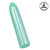 CalExotics AURA Standard mint green vibrator with water droplets showing IPX6 waterproof non-submersible rating