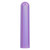 CalExotics AURA Rounded purple vibrator with smooth rounded tip and glossy finish