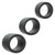 Alpha™ Liquid Silicone 3 Ring Stamina Set