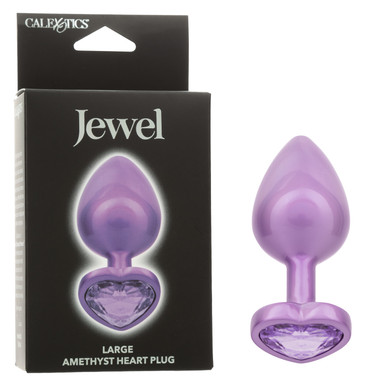 anabelle sex doll Ruby Heart Metallic Butt Plug CalExotics Jewel Large Ruby Heart Butt Plug