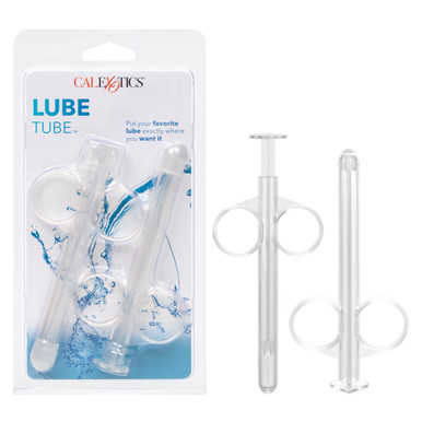 Personal Lube Applicator Lube Tube 2-Pack By Calexotics - Water Or Silicone  Base, Unscented, Choose Your Color Wax Lubricant