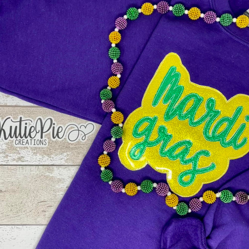 Mardi Gras Sweatshirt Mardi Gras Sweatshirt