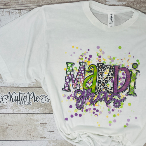 Mardi Gras Phrase Tee