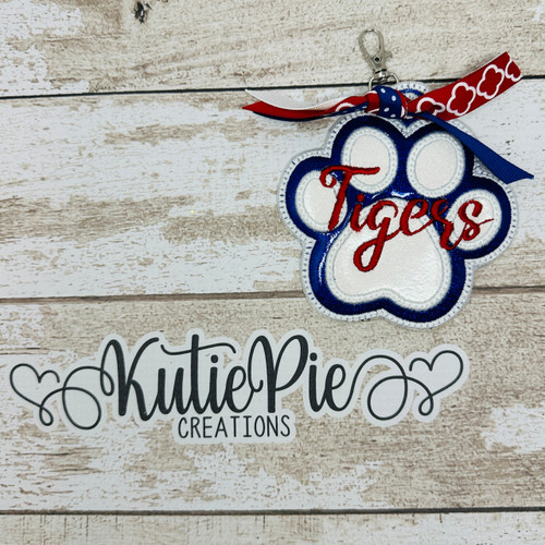 Paw Print Bag Tag